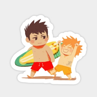 Surfer boys Sticker